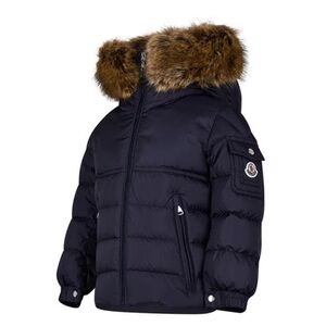 Authentic Moncler winter Jacket size 10 Boys with really fox fur
